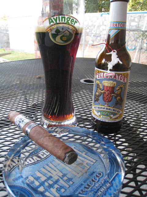 Camacho Room 101 with an Ayinger Celebrator