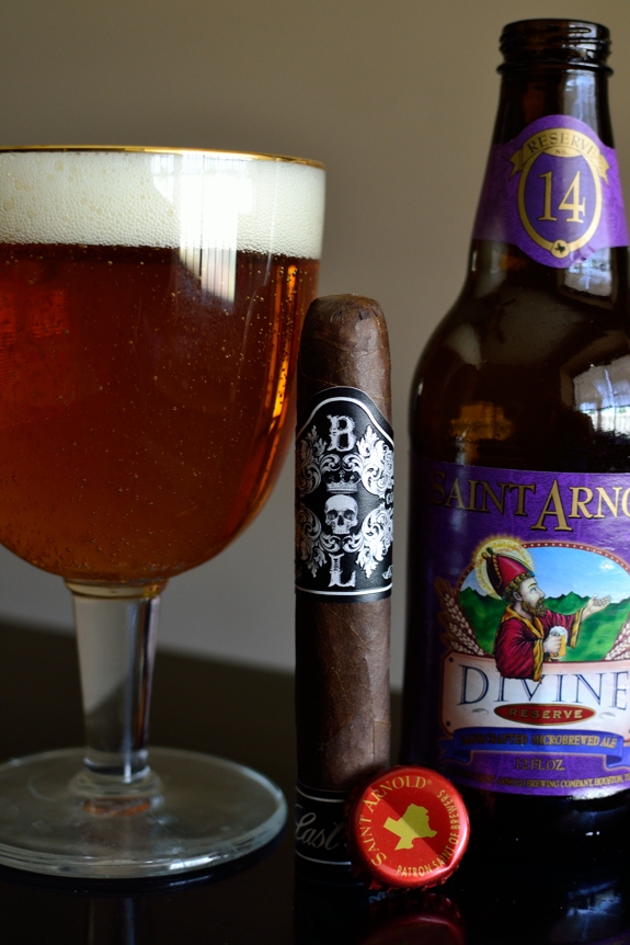 Black Label Trading Last Rites with Saint Arnold's Divine Reserve #14