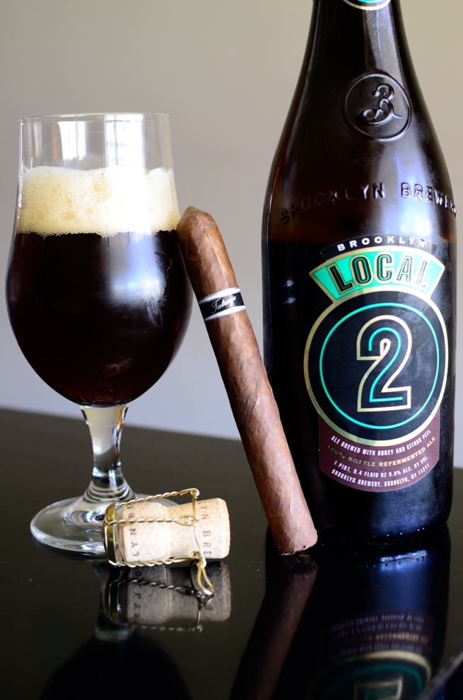 Tatuaje Black Corona Gorda with Brooklyn Brewing's Local 2